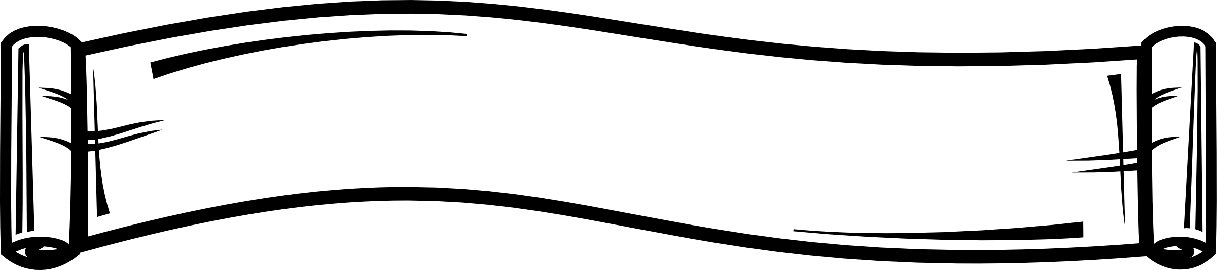 Simple - Scroll - Clip - Art - Simple - Scroll - Clip - Art (2400x534)