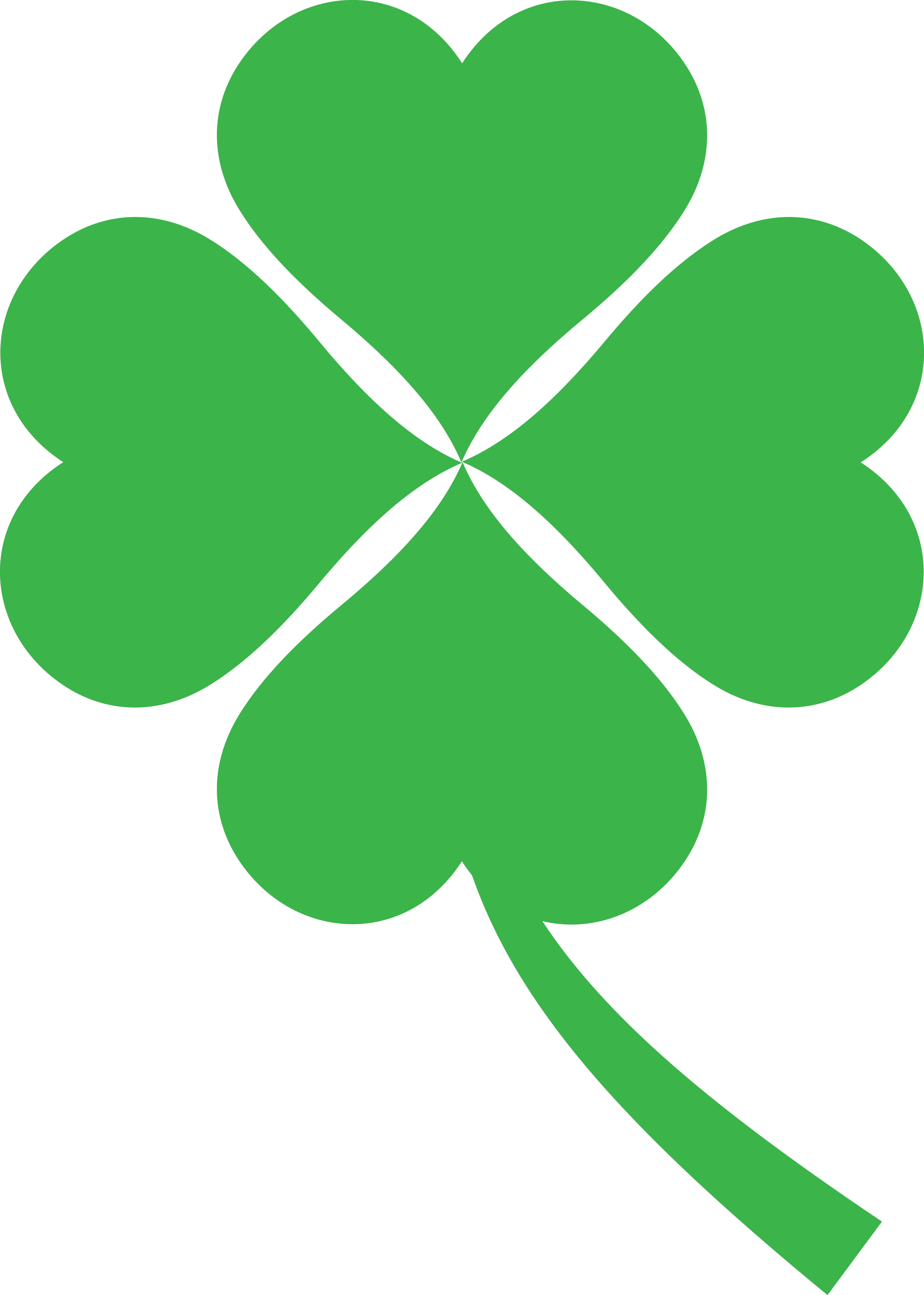 Big Image - Green Four Leaf Clover (4000x5603)