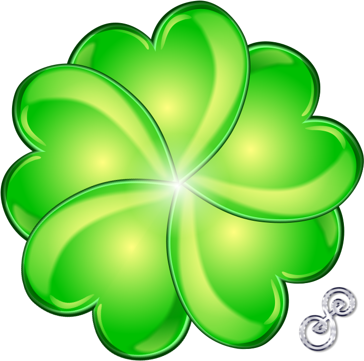 Clover Pictures - 5 Leaf Clover Drawing (723x769)
