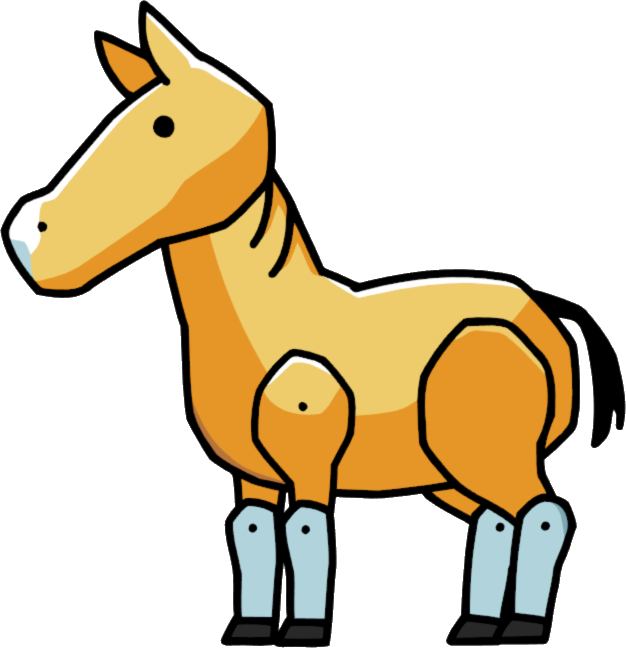 Horse - Scribblenauts Horse (626x648)