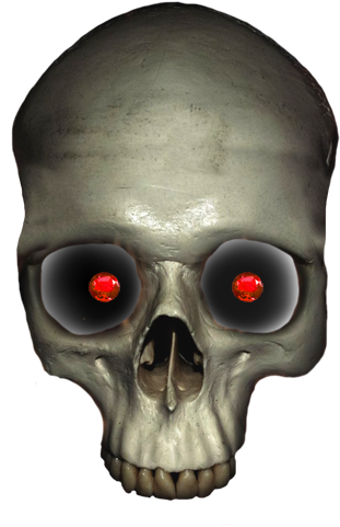 Cool Skull Clip Art - Ruby (373x531)