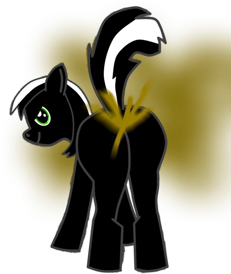 Sprayed By Skunksprayed - Skunk Pony (841x950)