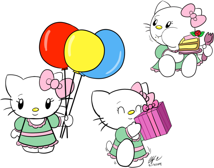 Happy Brithday Hello Kitty Images By Spongefox - Hello Kitty (894x894)