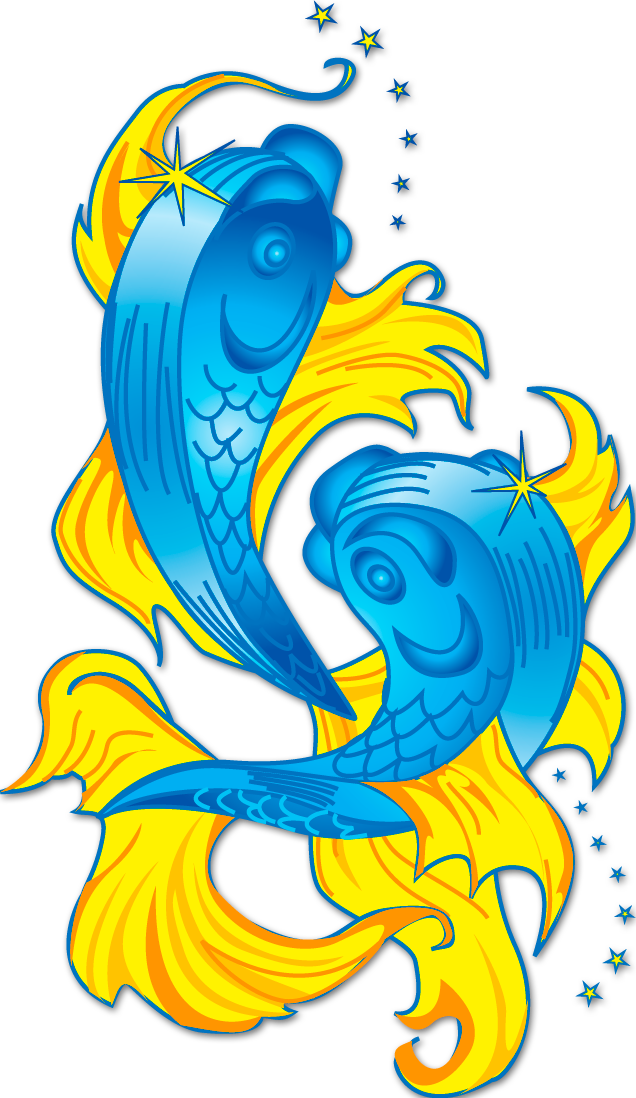 Pisces Png - 16 Марта Знак Зодиака (636x1098)