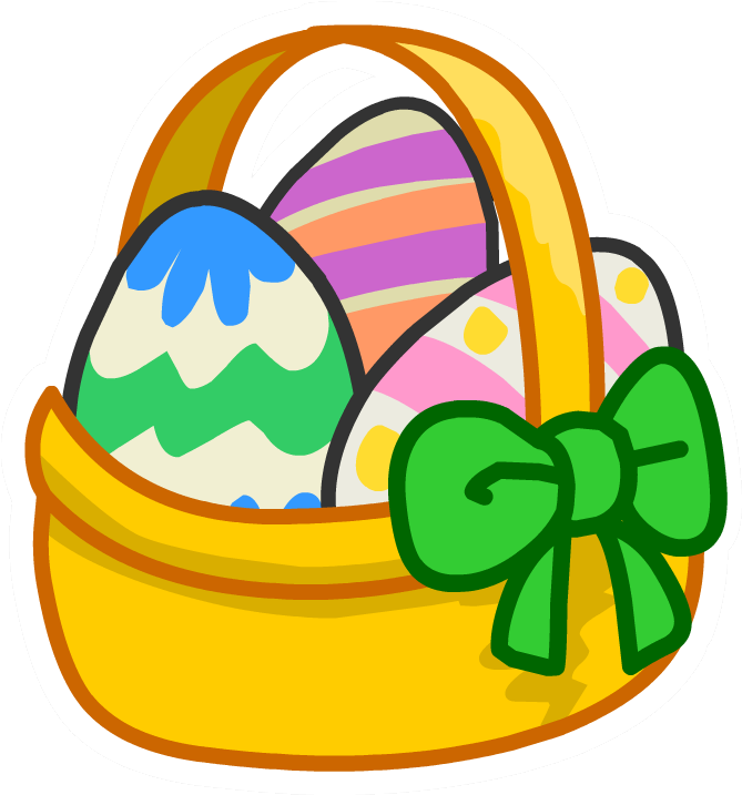 Easter Basket P - Easter Egg Basket Cartoon (716x716)