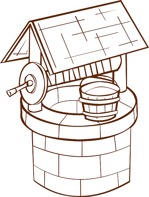 Well Line Drawing (487x640)