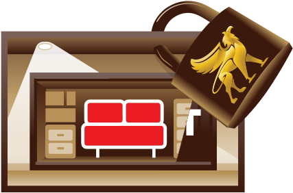 We Store Securely - Cartoon (480x320)