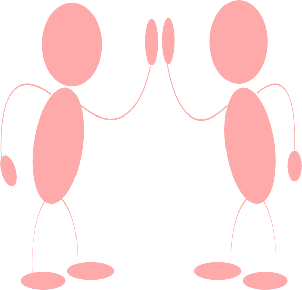 High Five Clip Art (600x575)
