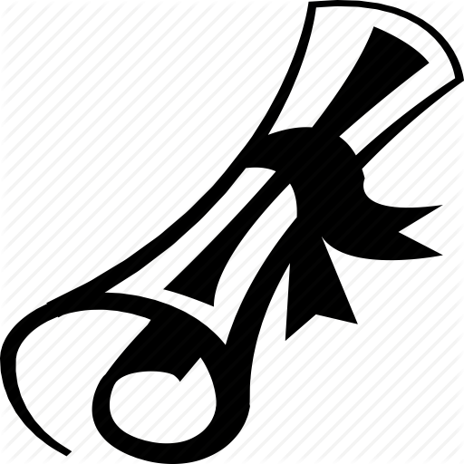 Graduation Certificate Icon Png (512x512)