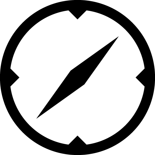 Compass 1 Icons - Circle With Down Arrow (512x512)
