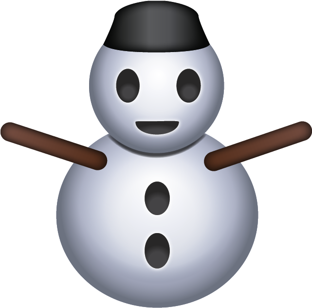 Snowman Emoji (640x640)