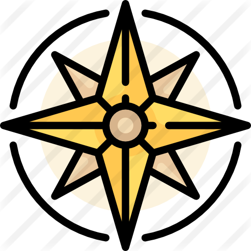 Compass - Wind Rose Vector (512x512)