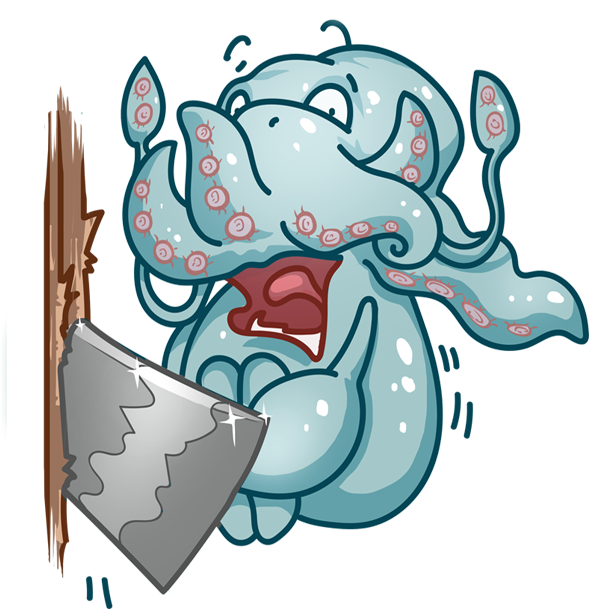 Cthulhu Calls Messages Sticker-10 - Ктулху Стикеры (618x618)