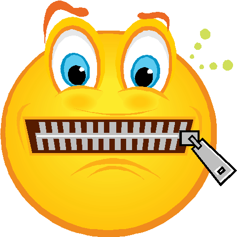No Talking - Silent Clipart (586x585)