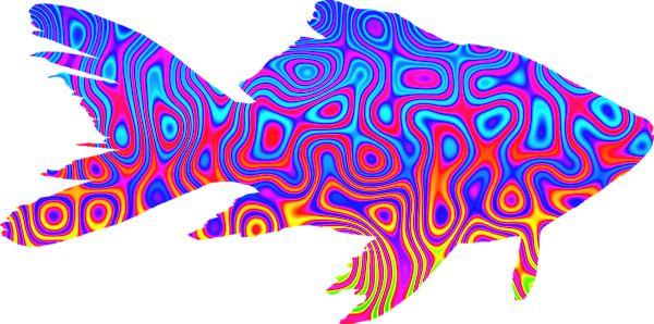 Psychedelic Clipart Transparent - Psychedelic Clip Art (600x298)