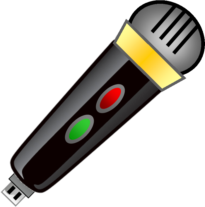 Usb Mic - Clip Art (745x735)
