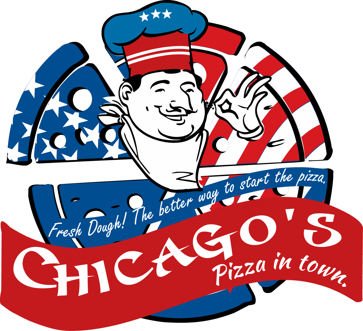 Chicagos Pizza - Decoration Vinyl Stickers Vinyl Chef Decoration Vinyl (1176x1075)
