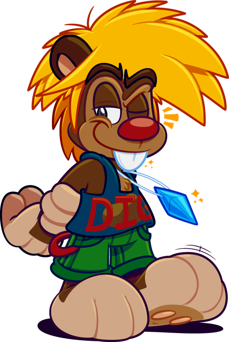 Cool Gopher By Tamerkoh - Cartoon (732x1090)