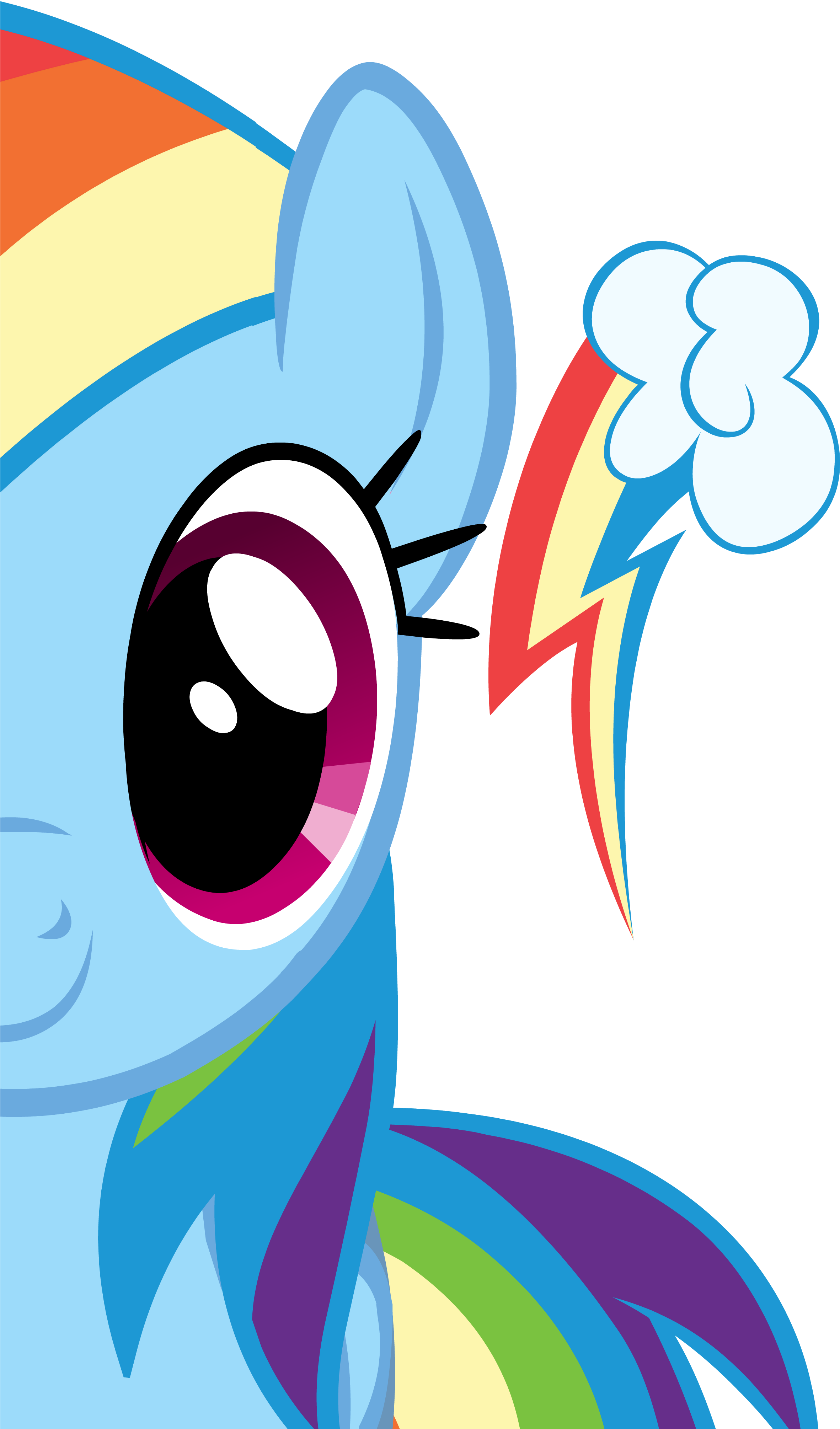 My Little Pony - Rainbow Dash (2386x4054)