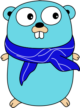 A - Golang Gopher (346x384)