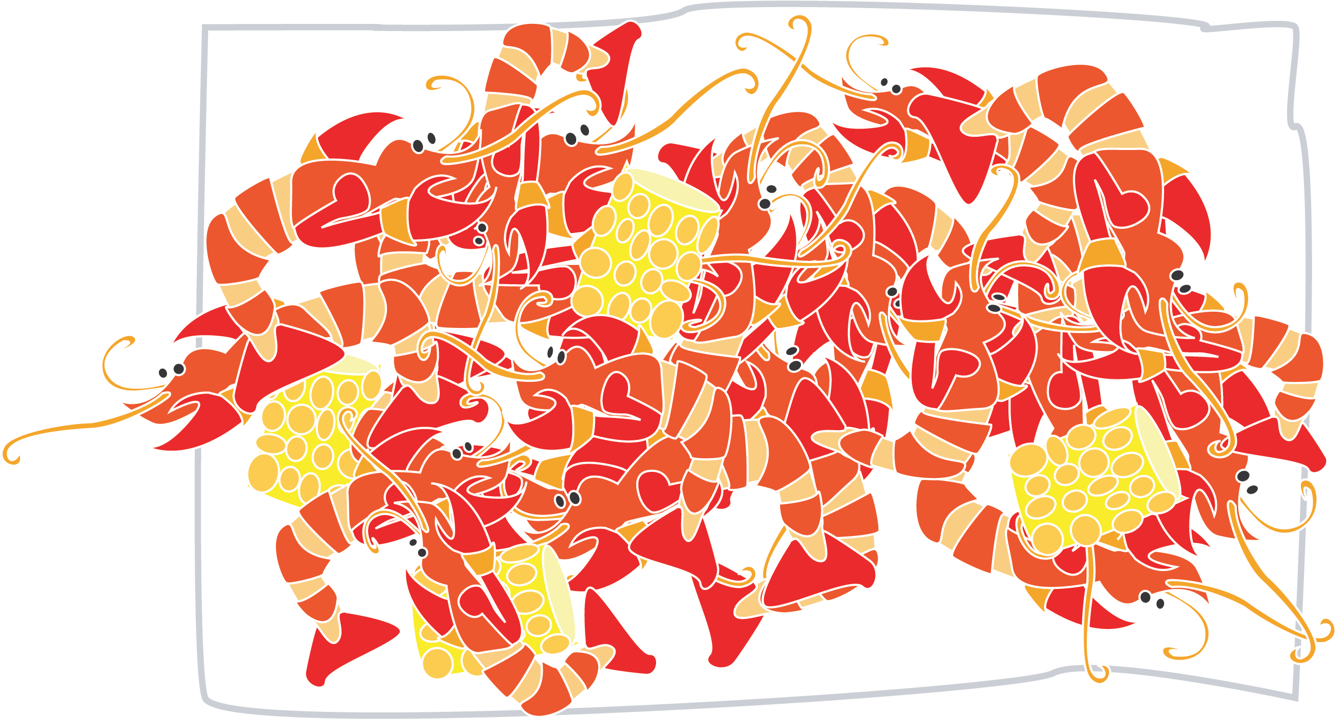 Crawfish Boil - Construction Paper (3300x2550)