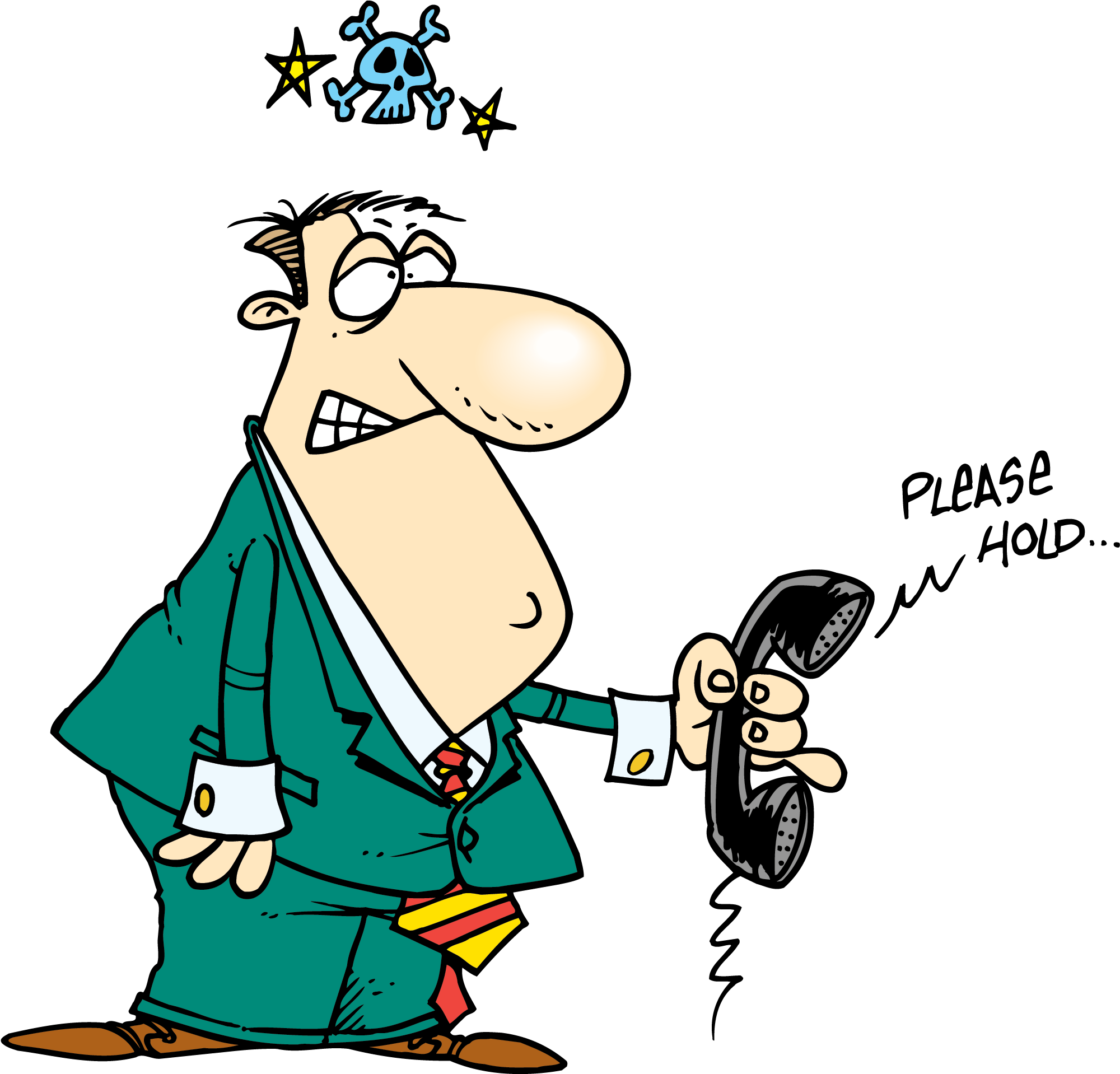 Call On Hold Clipart (2000x1926)