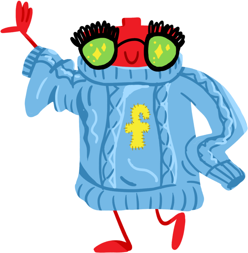 Sweaterbot - Pat - Portable Network Graphics (1000x1074)