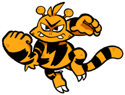 Thunder Oni - Cartoon (500x350)
