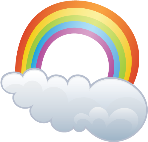 Beautiful Rainbow - Weather Icon (512x512)