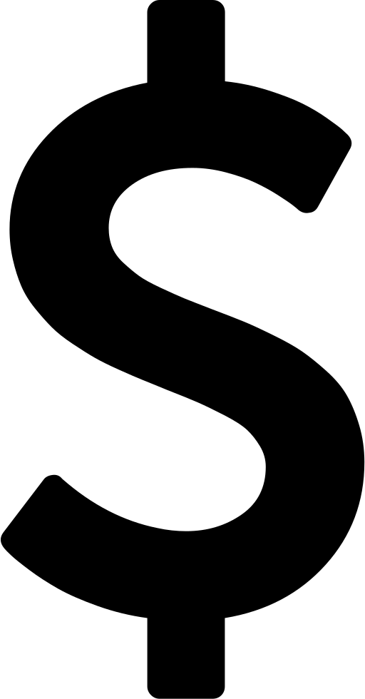 Dollar Vector Icon Png (512x980)