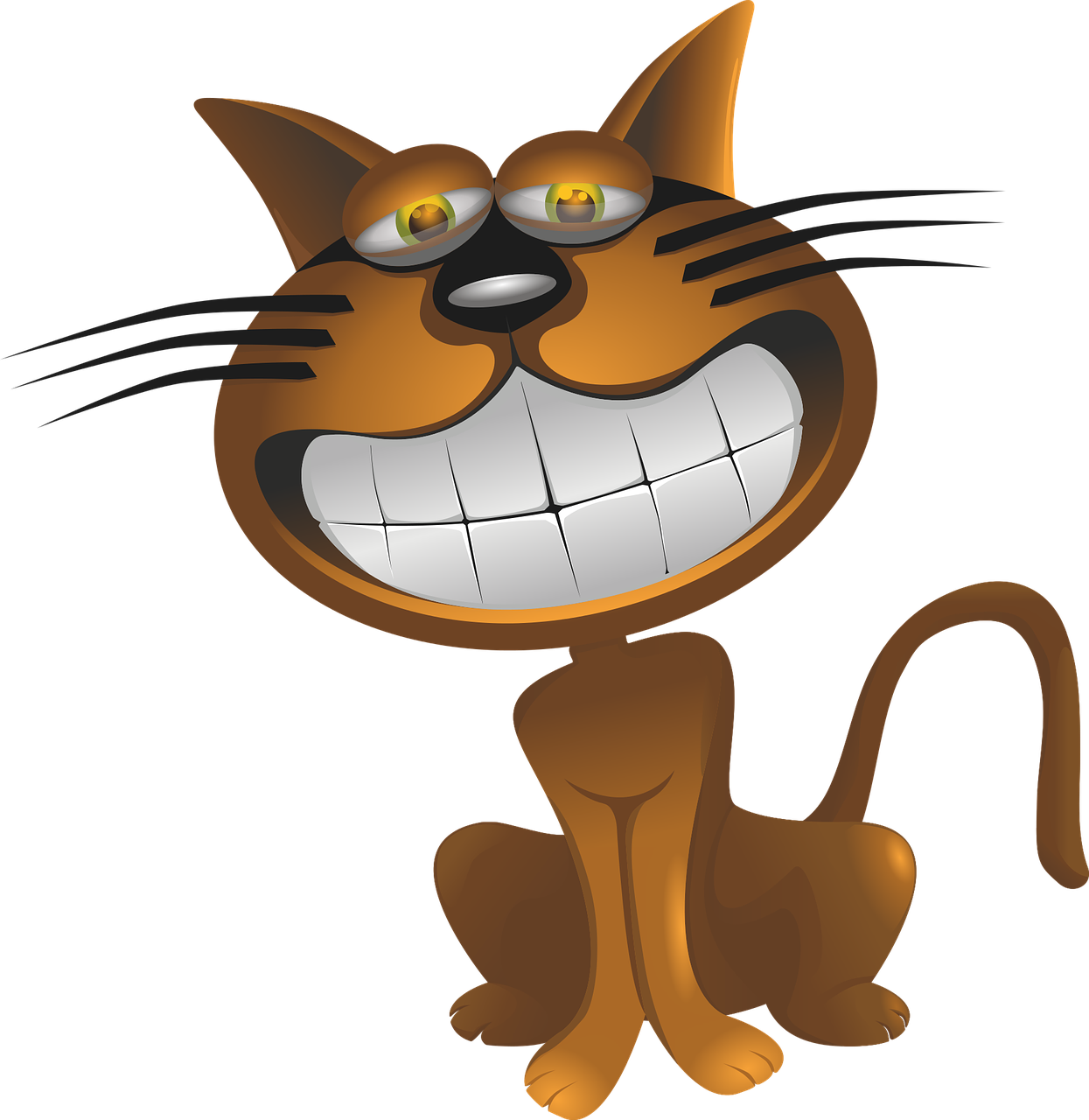 If Left Untreated, 'incorrect Bite' Problems Could - Cat Caricature (1245x1280)