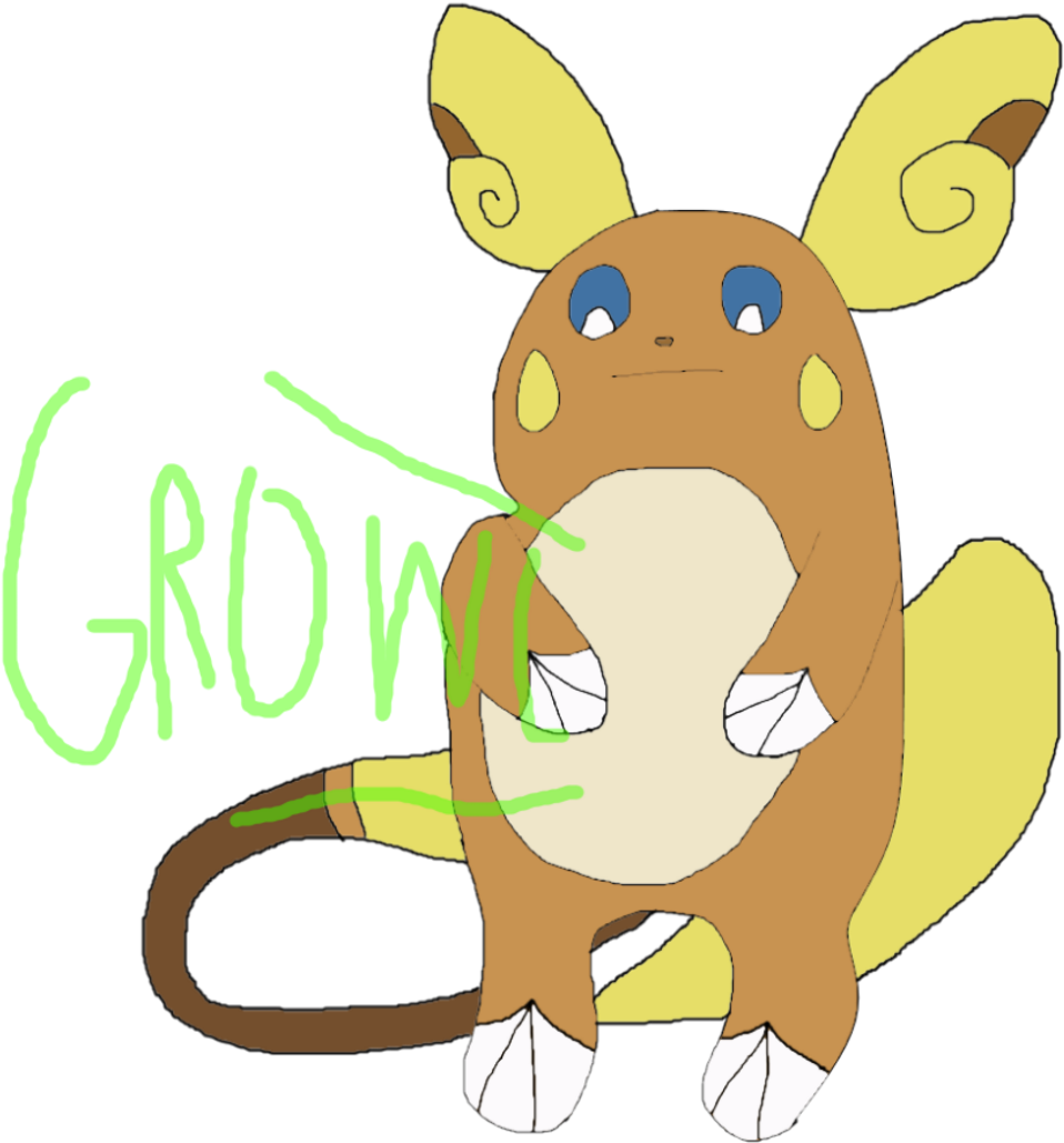 By Killhaloring Hungry Raichu By Killhaloring - Drawing (1000x1107)