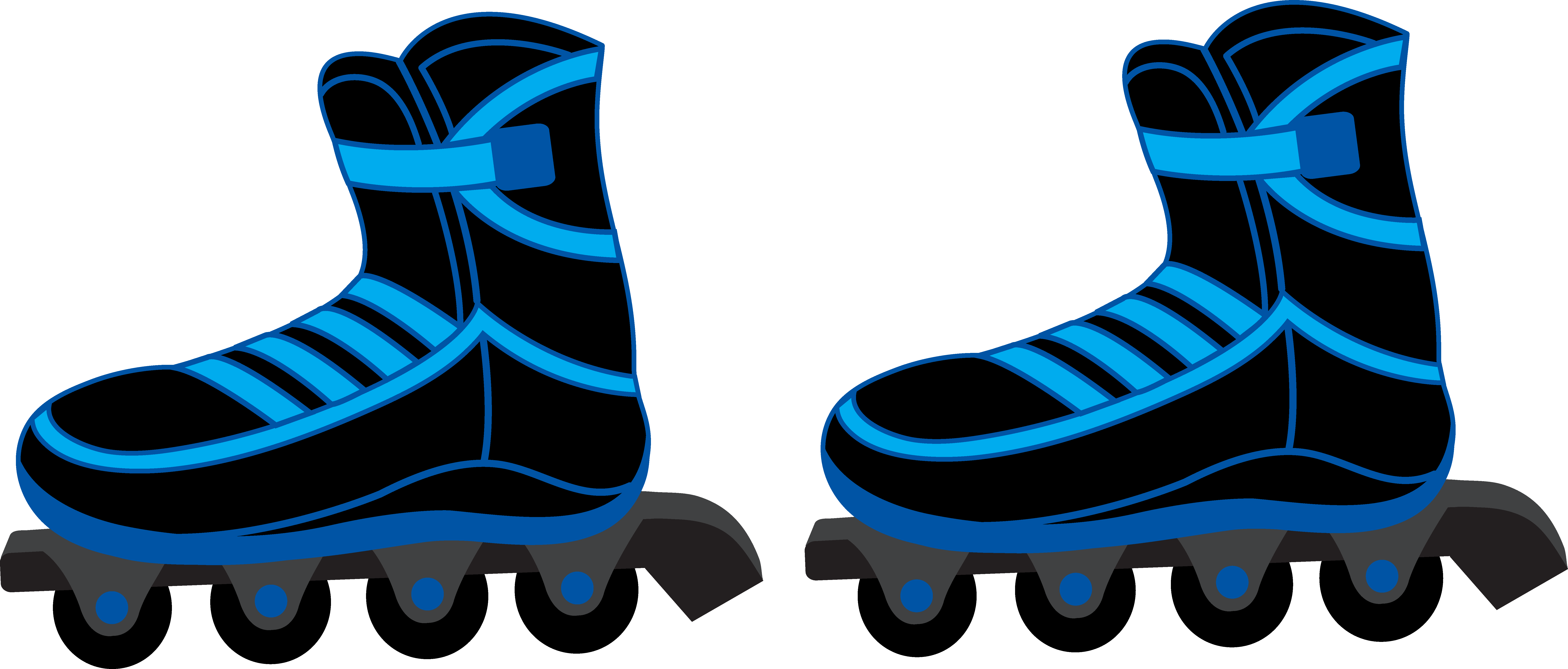 Free Clip Art - Roller Derby (8272x3530)