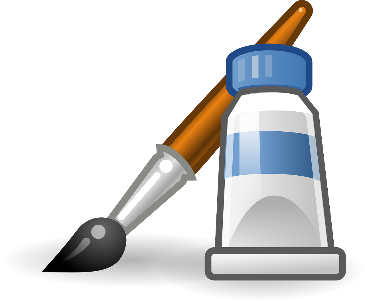 Paint - Paint Brush Clip Art (1280x1054)