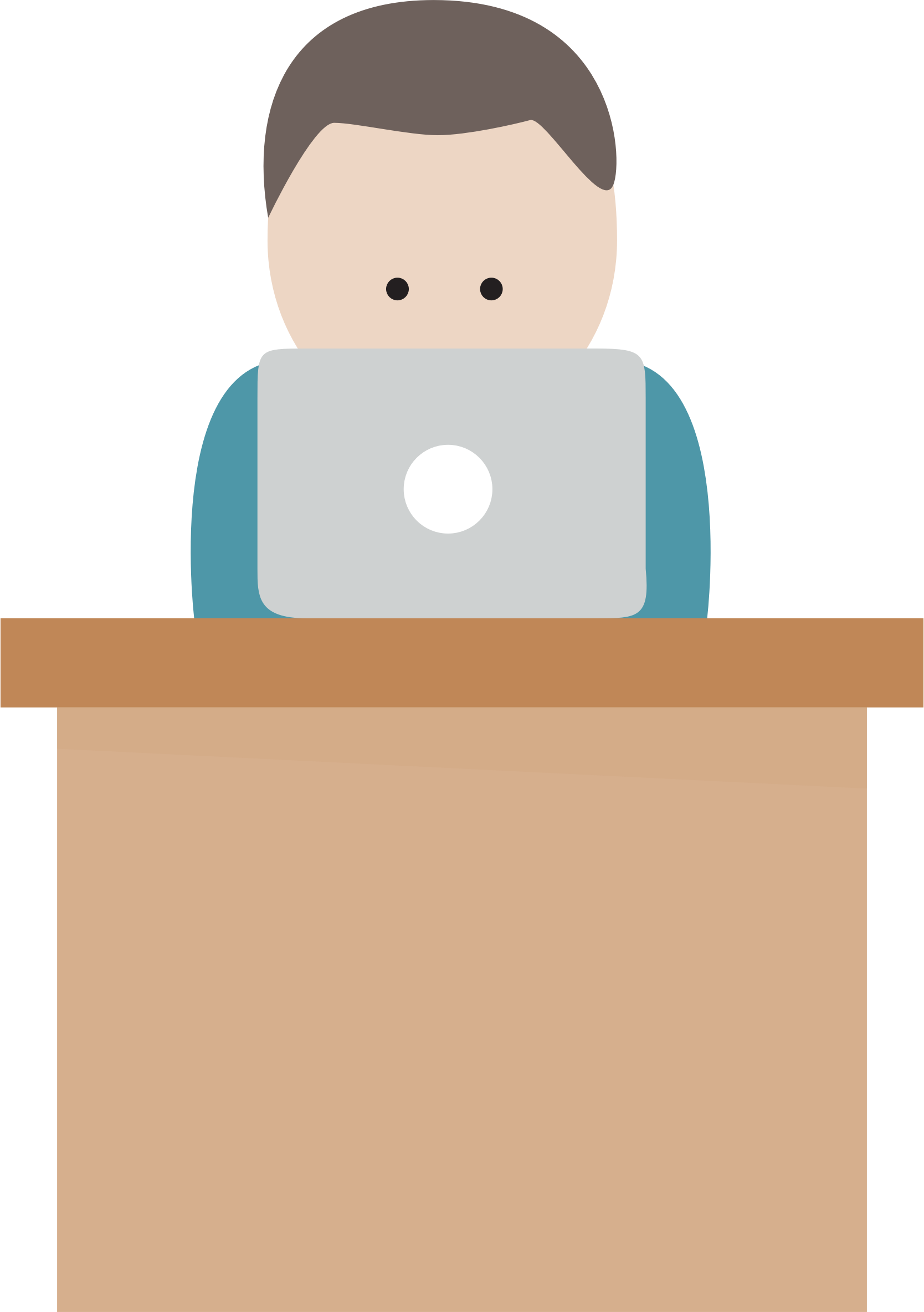 Big Image - Front Desk Clipart (1668x2368)