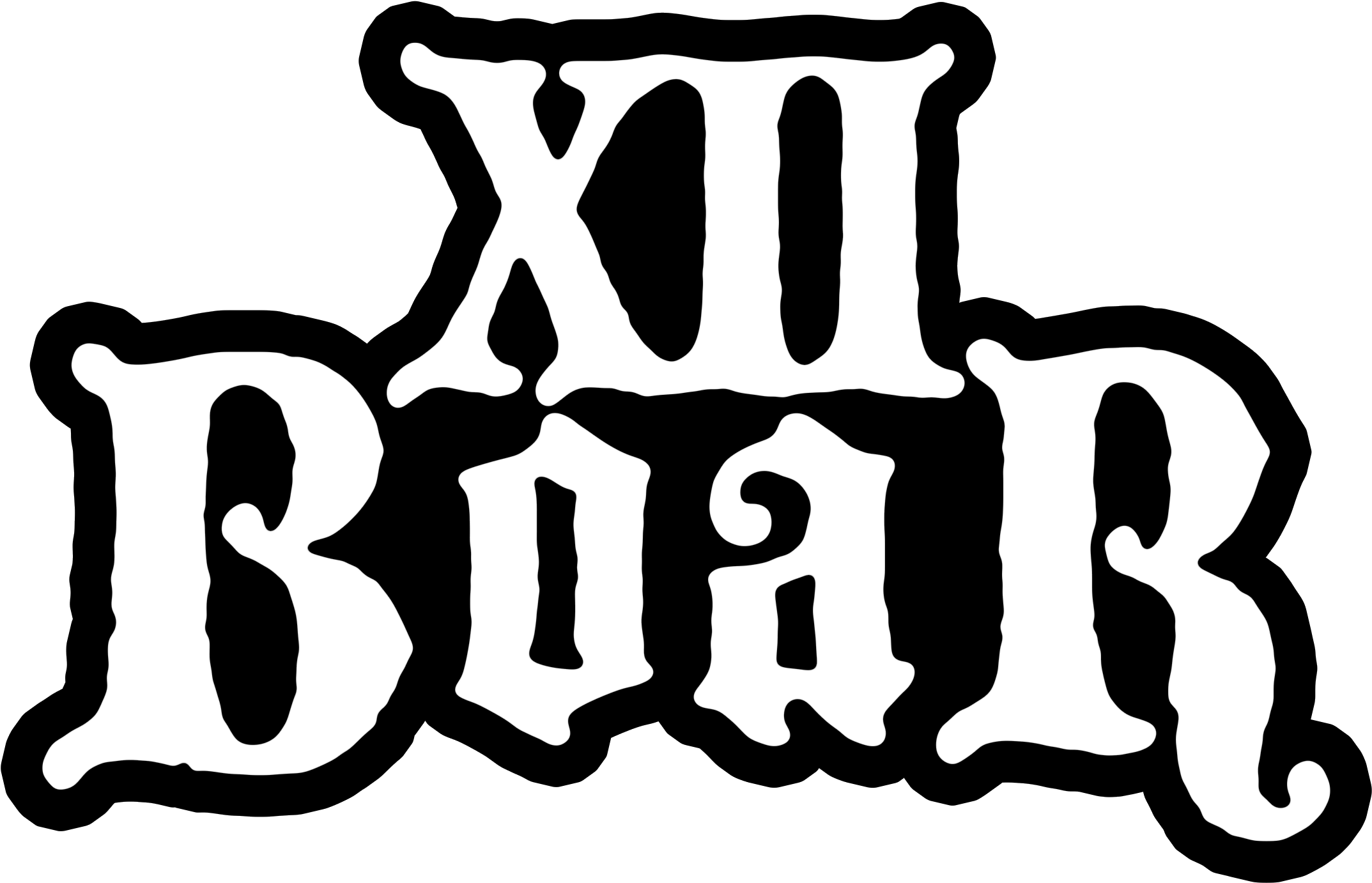 Xii Boar - Calligraphy (2480x1590)