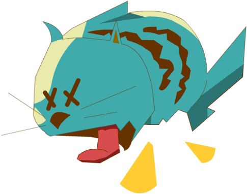 Gutted Tiger Fish - Illustration (500x500)