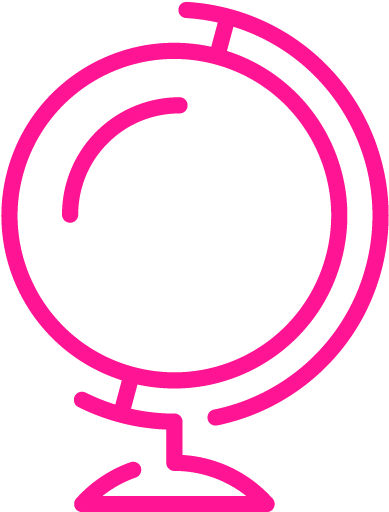 Globe Clipart Pink - Maker's Mark (512x512)