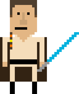 Obi-wan Kenobi - Cartoon (320x380)