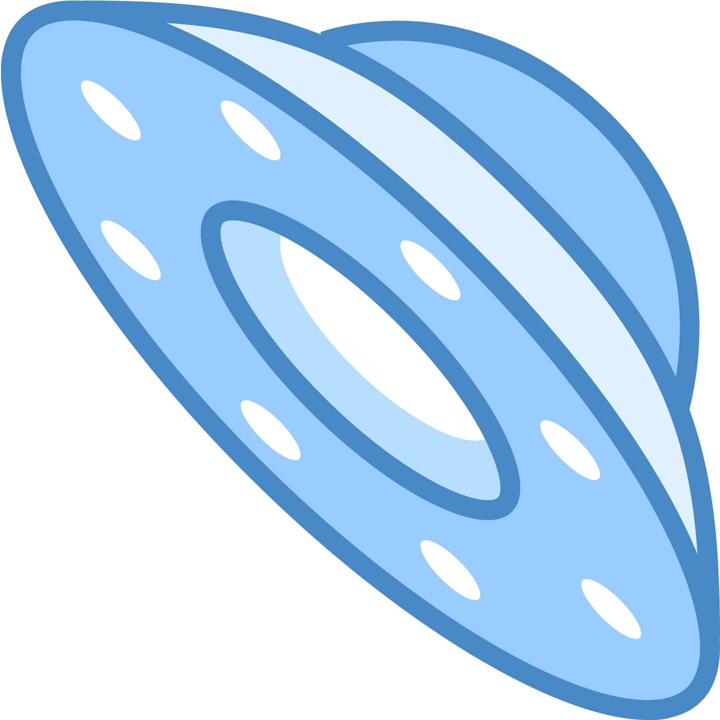Sci Fi Clipart Ufo - Circle (1600x1600)