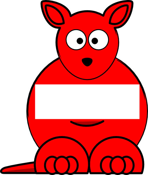 Cute Cartoon Kangaroo (504x593)