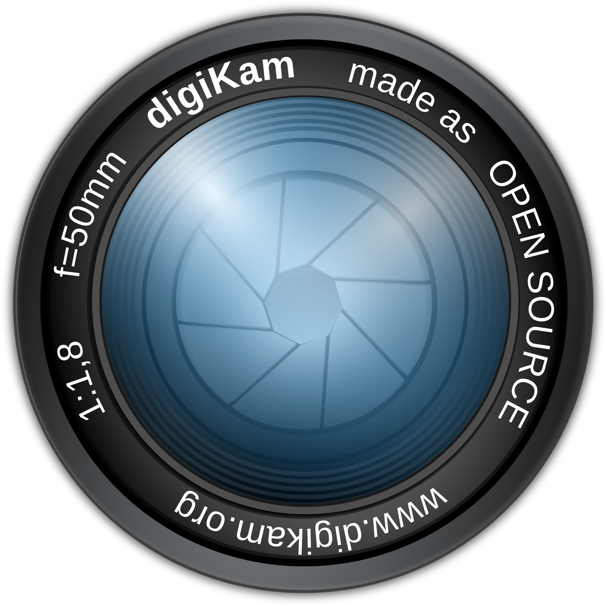 Open - Icono Digikam Svg (2000x2000)
