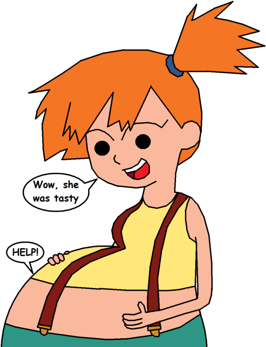 May Misty Dawn - Pokemon Misty Eats Ash (1024x1321)