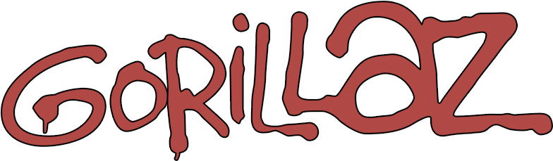 Gorillaz Image - Gorillaz Logo (800x310)