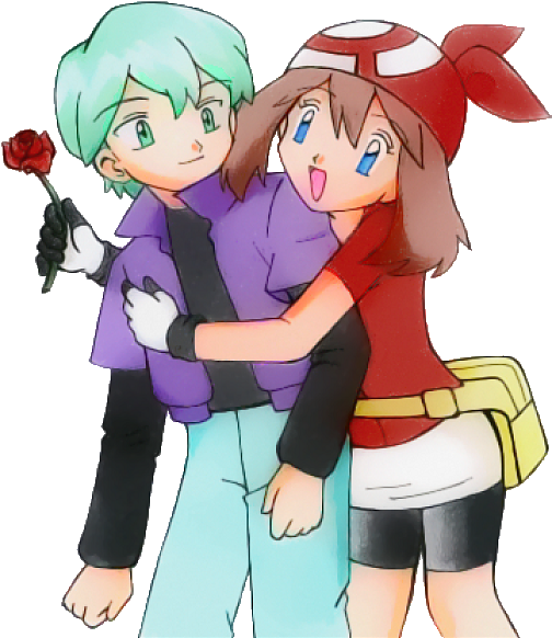 Drew And May Pokemon (514x589)