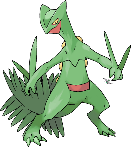 Generation Iv Starter - Lizard In Pokemon (443x496)