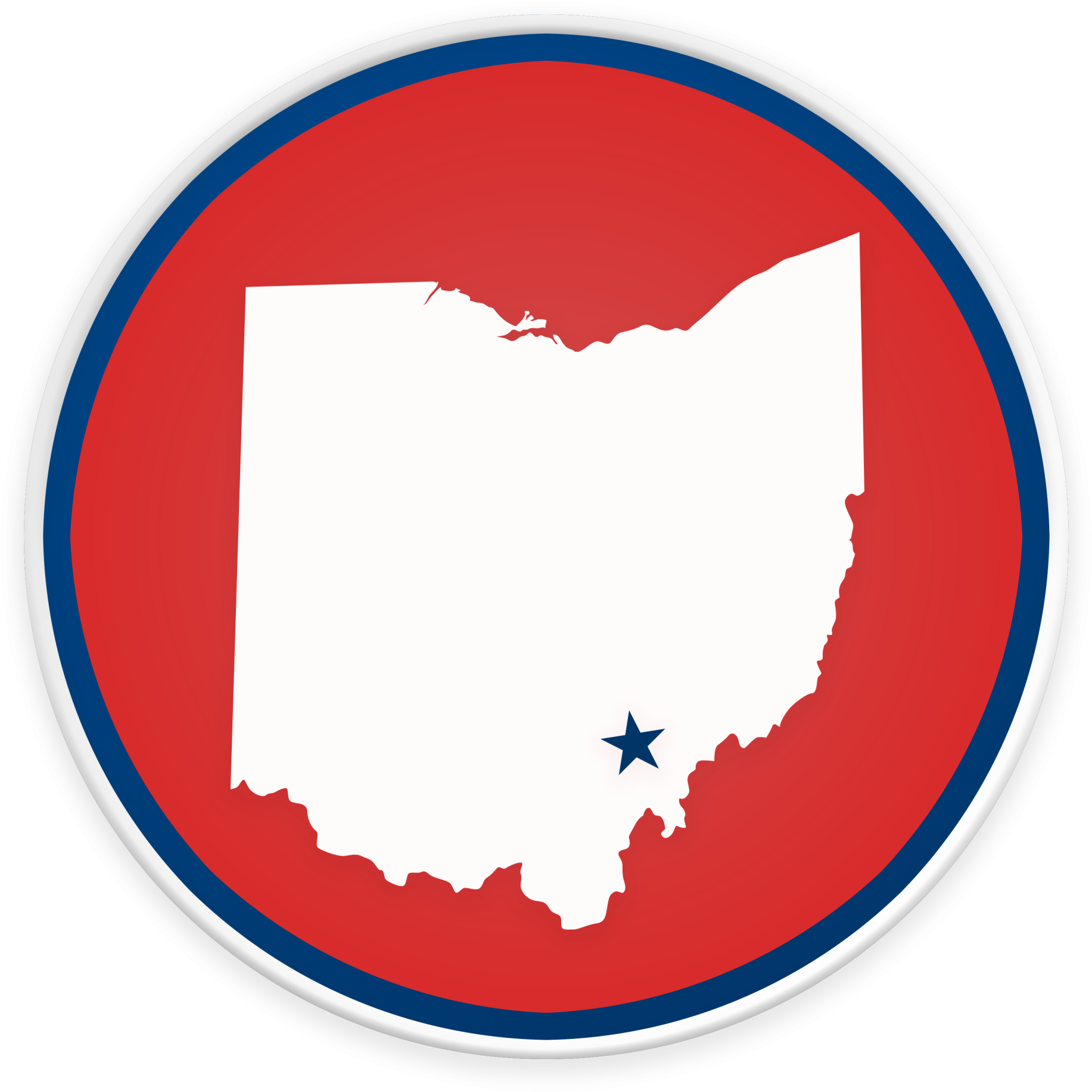 Vector Map Ohio (1920x1920)