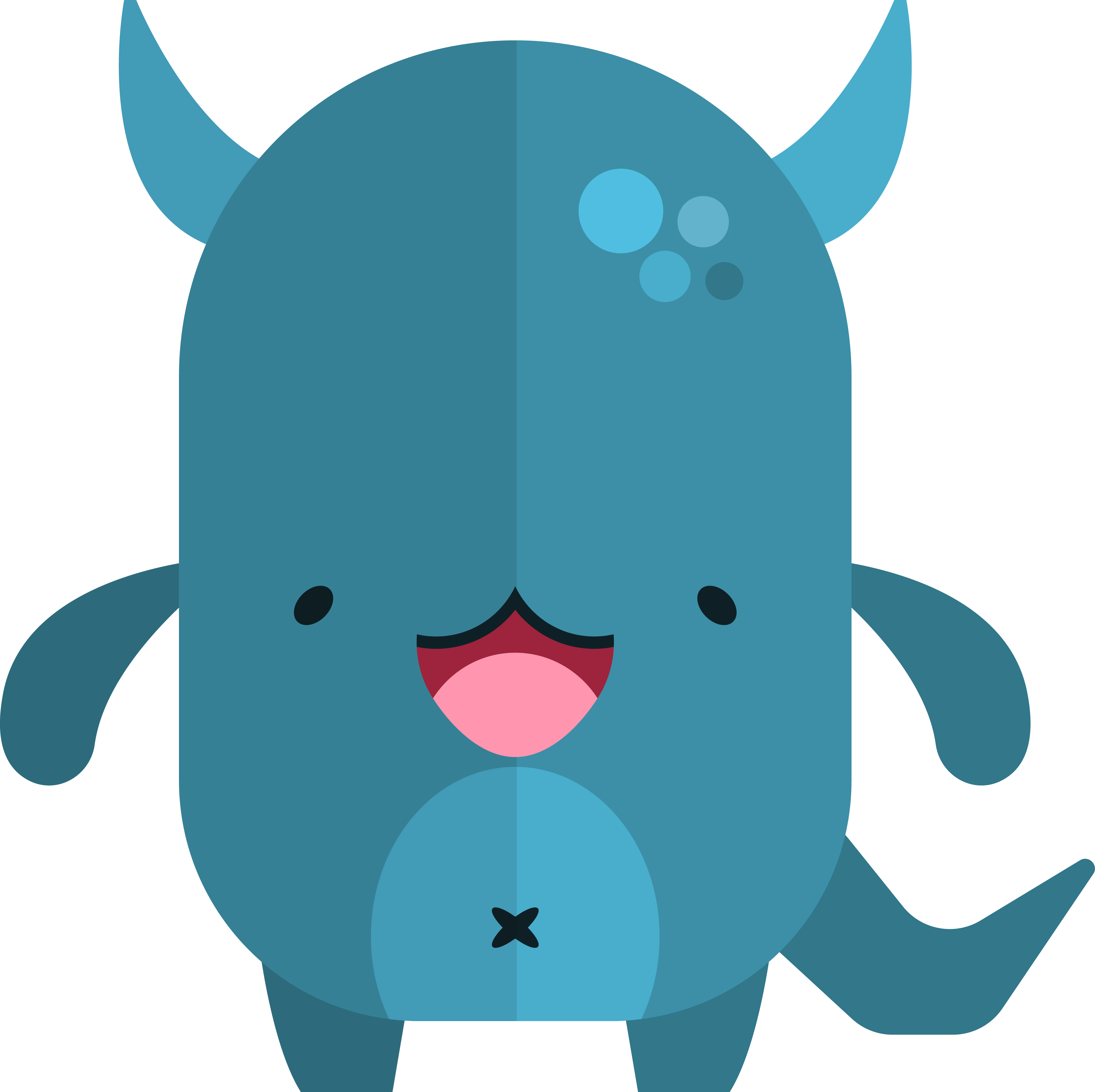 Monster12 - Cartoon (4167x4158)