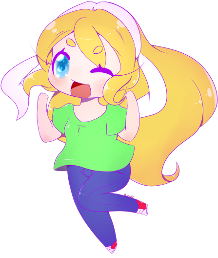 A Chibi For Kyleehenke - Cartoon (500x578)