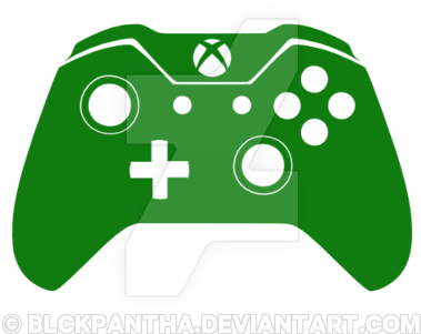 Xbox 360 - Black And White Xbox Controller (400x400)